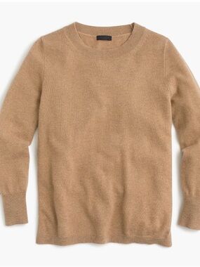 J Crew Three-quarter sleeve everyday cashmere crewneck sweater